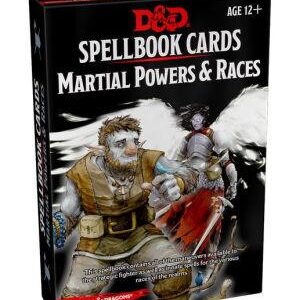 Dungeons & Dragons 5th Edition Spellbook Card Deck Martial Powers & Races (GF9)