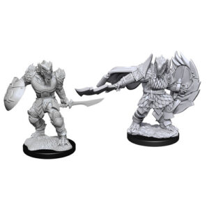 Dungeons & Dragons Nolzur’s Marvelous Miniatures W15 Dragonborn Fighter Male (Unpainted)