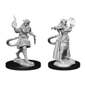 Dungeons & Dragons Nolzur’s Marvelous Miniatures W15 Tiefling Sorcerer Female (Unpainted)