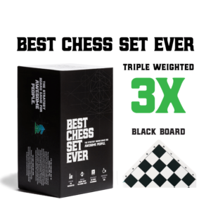 Best Chess Set Ever Triple Weighted Black Board
