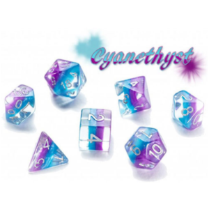 Gate Keeper Games 7-Die Set Eclipse Cyanethyst