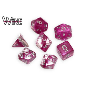 Gate Keeper Games 7-Die Set Neutron Wine
