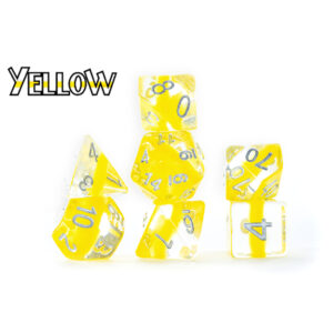 Gate Keeper Games 7-Die Set Neutron Yellow