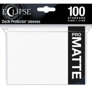 Ultra Pro Eclipse Pro Matte Deck Protector Sleeves (100) Arctic White