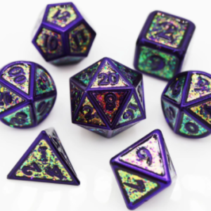 Foam Brain Games City Lights RPG Metal Dice Set