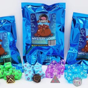 Foam Brain Games Mystery Loot RPG Die Set And Metal Die