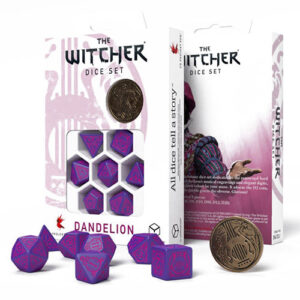 Q-Workshop 7 Die Set The Witcher Dandelion The Conqueros Of Hearts