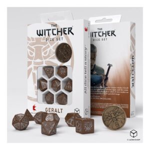 Q-Workshop 7 Die Set The Witcher Geralt Roach’s Companion