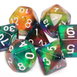 Foam Brain Games Colorful Wind RPG Dice Set
