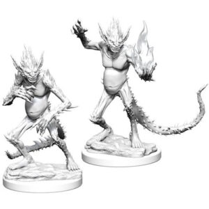 Dungeons & Dragons Nolzur’s Marvelous Miniatures W16 Barbed Devils (Unpainted)