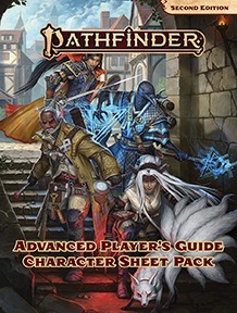 Pathfinder Second Edition Advanced Player’s Guide Character Sheet Pack