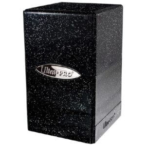 Ultra Pro Deckbox Satin Tower Glitter Black