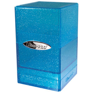 Ultra Pro Deckbox Satin Tower Glitter Blue