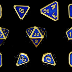 Die Hard Dice 11 Die Set Mythica Gold Sapphire