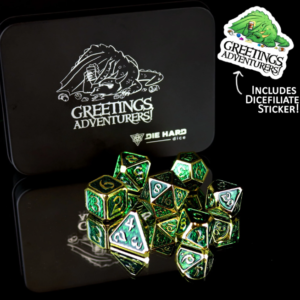 Die Hard Dice 7 Die Set Drakona Arita For Greetings Adventurers