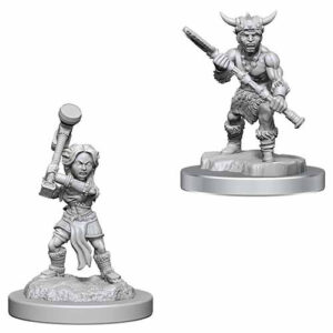 Dungeons & Dragons Nolzur’s Marvelous Miniatures W18 Halfling Barbarians