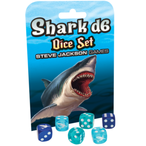 Steve Jackson Games 6d6 Shark Dice Set