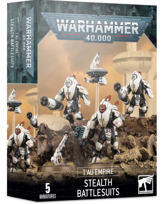 Warhammer 40000 Tau Empire Stealth Battlesuits – Serenity Hobbies Norwich