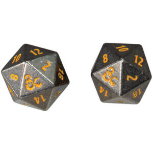 Ultra Pro Heavy Metal Dice 2x D20 Realmspace