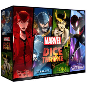 Dice Throne Marvel 4-Hero Box (Scarlet Witch, Thor, Loki, & Spider Man)