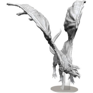 Dungeons & Dragons Nolzur’s Marvelous Miniatures W15 Adult White Dragon (Unpainted)