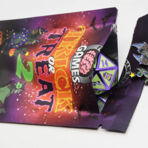 Foam Brain Games Mystery Loot Trick Or Treat 2 (1 Metal D20 & 1 Enamel Pin)
