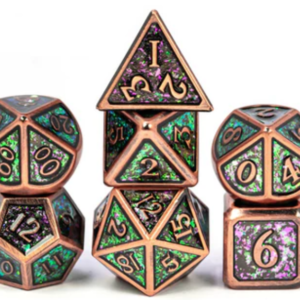 Foam Brain Games Glitter Bomb RPG Metal Dice Set