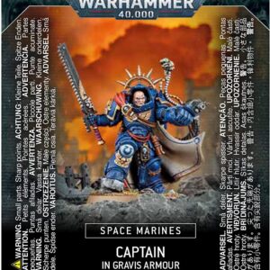 Warhammer 40000 Space Marines Captain In Gravis Armour