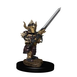 Dungeons & Dragons Miniatures Icons Of The Realms Premium Figures W6 Halfling Fighter Male