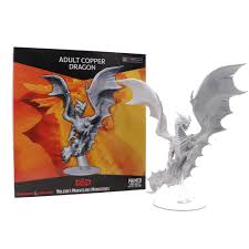 Dungeons & Dragons Nolzur’s Marvelous Miniatures Adult Copper Dragon (Unpainted)