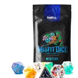 MDG 7-Die Set Resin Mini Mystery Misfit Dice