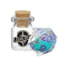 MDG Elixir Liquid Core D20 Die Disco Vibes