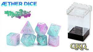 Gate Keeper Games 7-Die Set Aether Dice Mintgenta