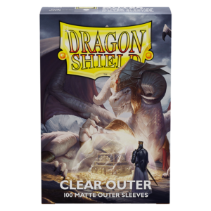 Dragon Shield Sleeves Standard Matte Outer Sleeves Clear