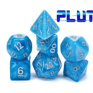 Gate Keeper Games 7-Die Set Mercurial Dice Pluto