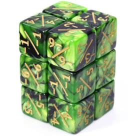 Foam Brain Games -1/-1 Green & Black Counters