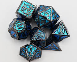 Foam Brain Games Crossed Swords Swords Of The Deep RPG Metal Dice Set