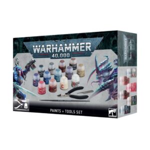 Warhammer 40000 Paints + Tools Set (9th Edition)