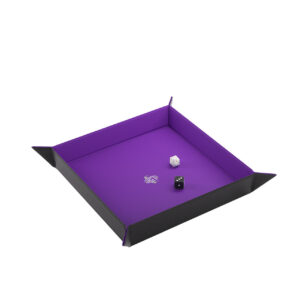 Gamegenic Dice Tray Square Black/Purple