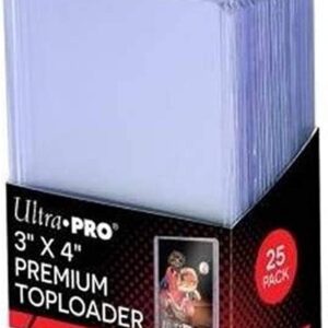 Ultra Pro 3 x 4 Premium Toploader (25 Count)