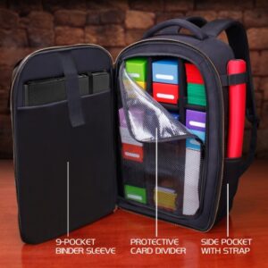 Enhance Gaming Backpack Card Storage Backpack Black