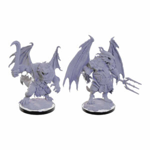 Dungeons & Dragons Nolzur’s Marvelous Miniatures W22 Draconian Foot Soldier & Mage (Unpainted)