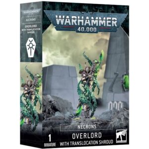 Warhammer 40000 Necrons Overlord With Translocation Shroud