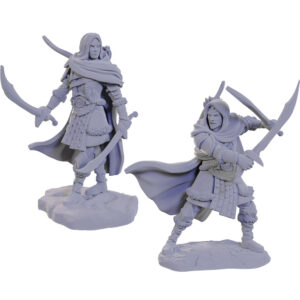 Dungeons & Dragons Nolzur’s Marvelous Miniatures W22 Human Rangers (Unpainted)