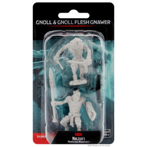 Dungeons & Dragons Nolzur’s Marvelous Miniatures W12 Gnoll & Gnoll Flesh Gnawer