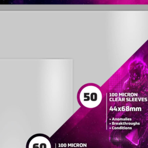 Orange Nebula Unsettled Card Sleeves (One Planet)