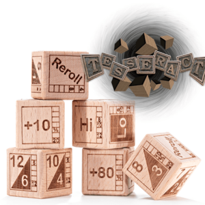 Gate Keeper Games Tesseract Specialty Wood Dice