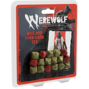Werewolf The Apocalypse 5th Edition Dice & Form Card Set