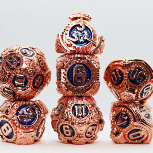 Foam Brain Games Airship Gears Hydro Hybrid RPG Metal Dice Set