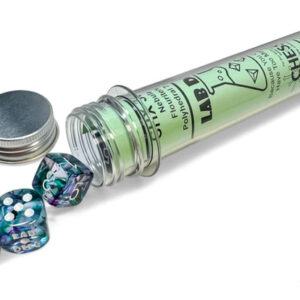 Chessex 7 Die Set Nebula Flourite/White (Lab Dice)